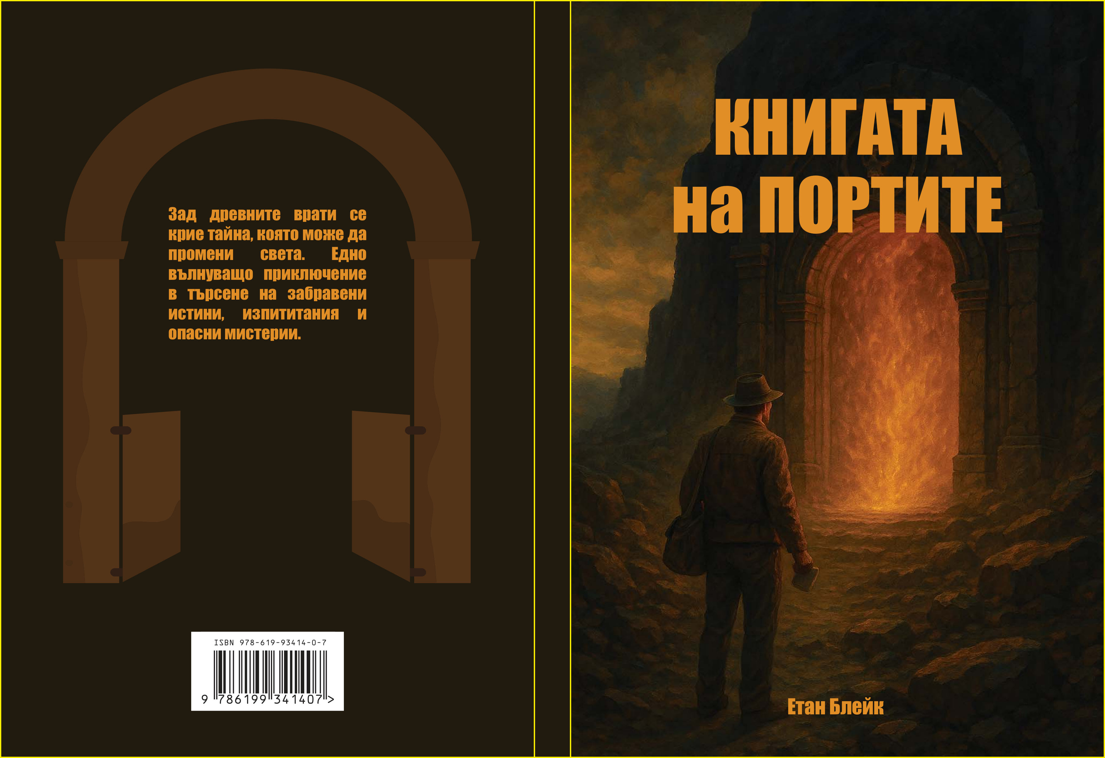 Корица на книгата "Книгата на портите" от Етан Блейк